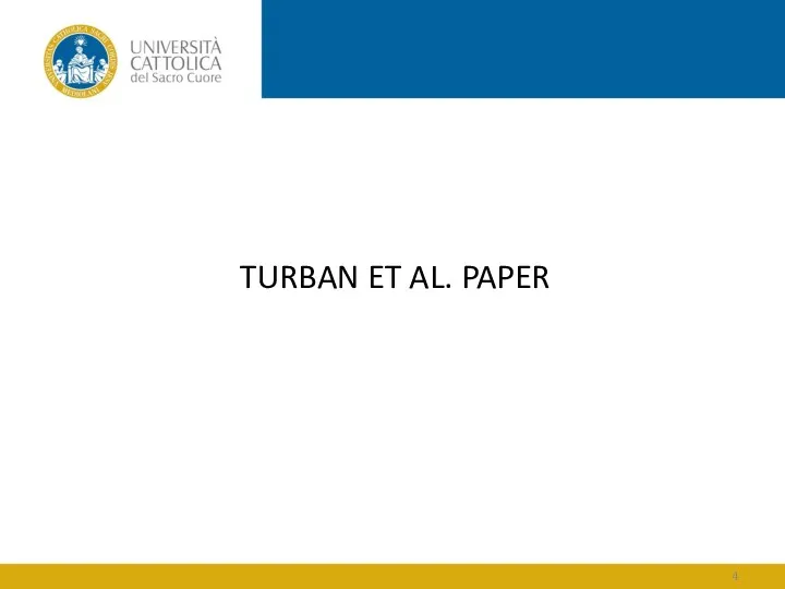 TURBAN ET AL. PAPER