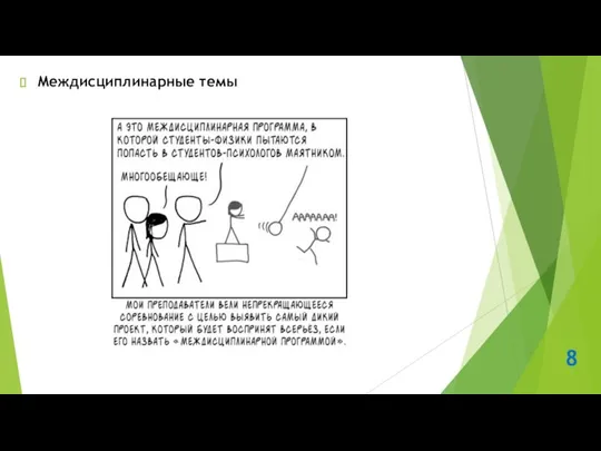 8 Междисциплинарные темы