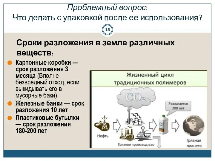 Проблемный вопрос: Что делать с упаковкой после ее использования? Картонные коробки —