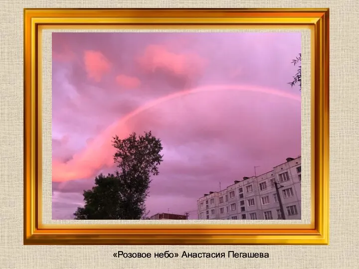 «Розовое небо» Анастасия Пегашева