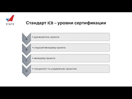 Стандарт ICB – уровни сертификации