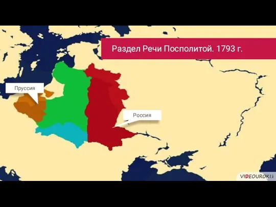 Раздел Речи Посполитой. 1793 г. Пруссия Россия