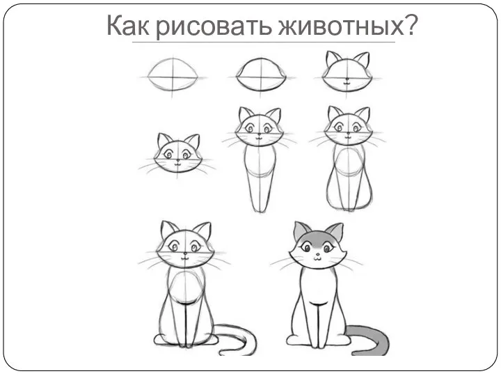 Как рисовать животных?