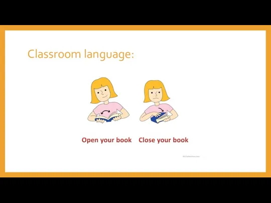Сlassroom language: