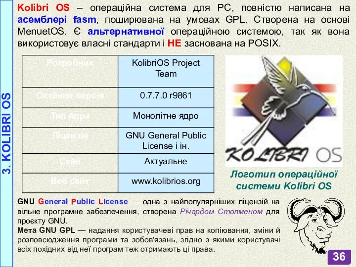 Kolibri OS – операційна система для PC, повністю написана на асемблері fasm,