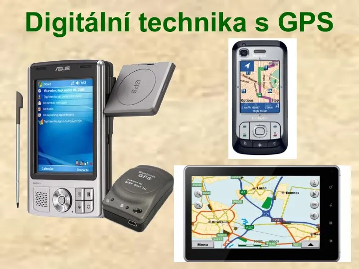 Digitální technika s GPS