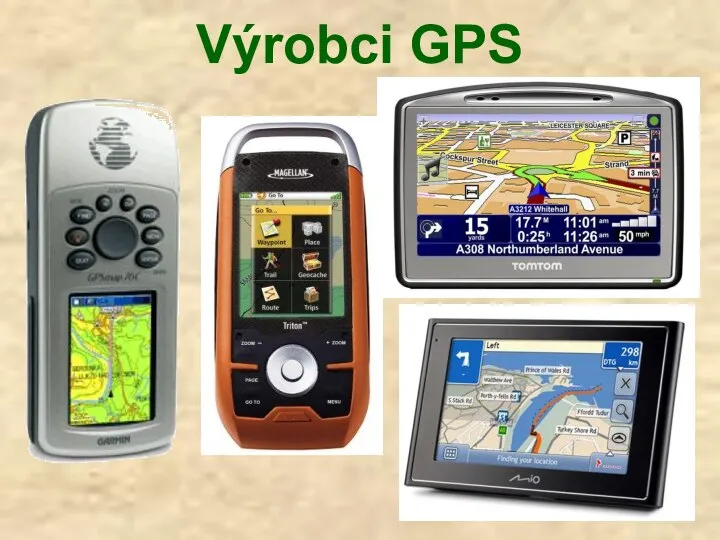 Výrobci GPS