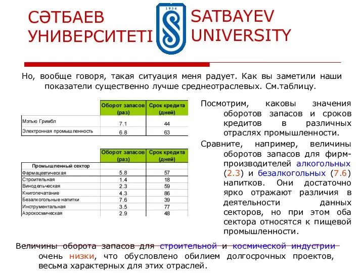 Но, вообще говоря, такая ситуация меня радует. Как вы заметили наши показатели