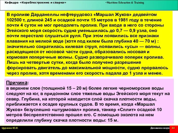 В проливе Дарданеллы нефтерудовоз «Маршал Жуков» дедвейтом 102500 т, длиной 245 и