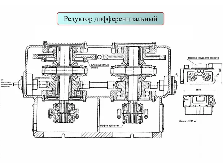 Редуктор дифференциальный