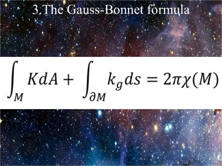 3.The Gauss-Bonnet formula