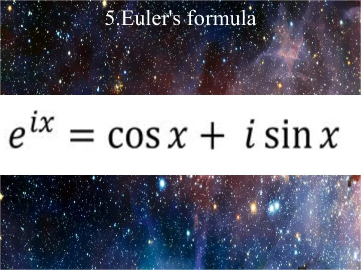 5.Euler's formula