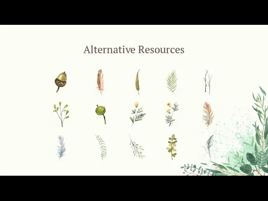 Alternative Resources