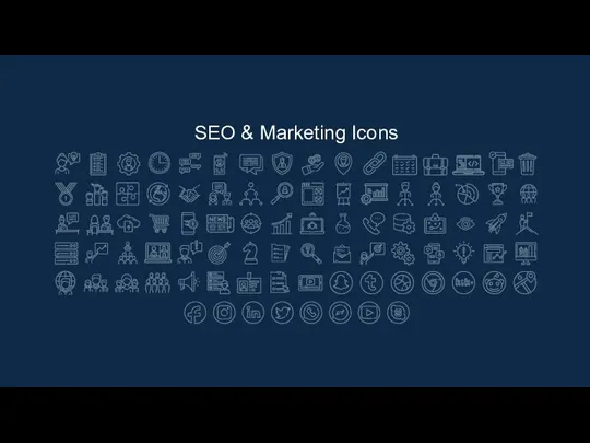 SEO & Marketing Icons