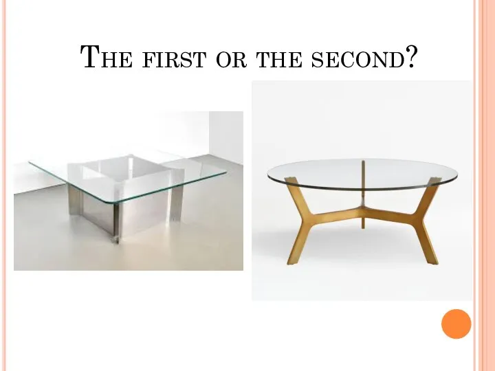 The first or the second?