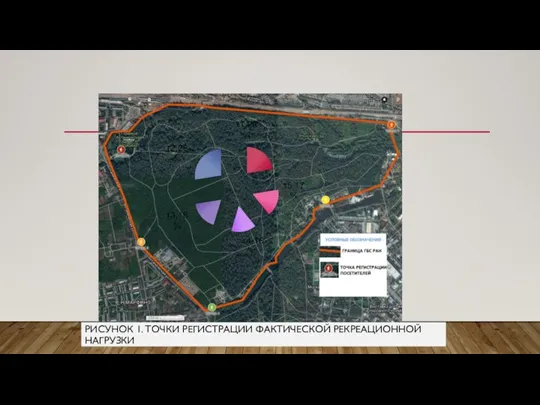 РИСУНОК 1. ТОЧКИ РЕГИСТРАЦИИ ФАКТИЧЕСКОЙ РЕКРЕАЦИОННОЙ НАГРУЗКИ
