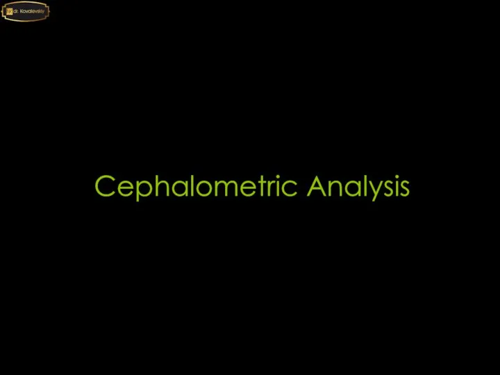 Cephalometric Analysis