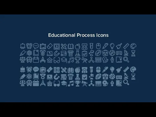 Educational Process Icons