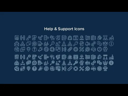 Help & Support Icons