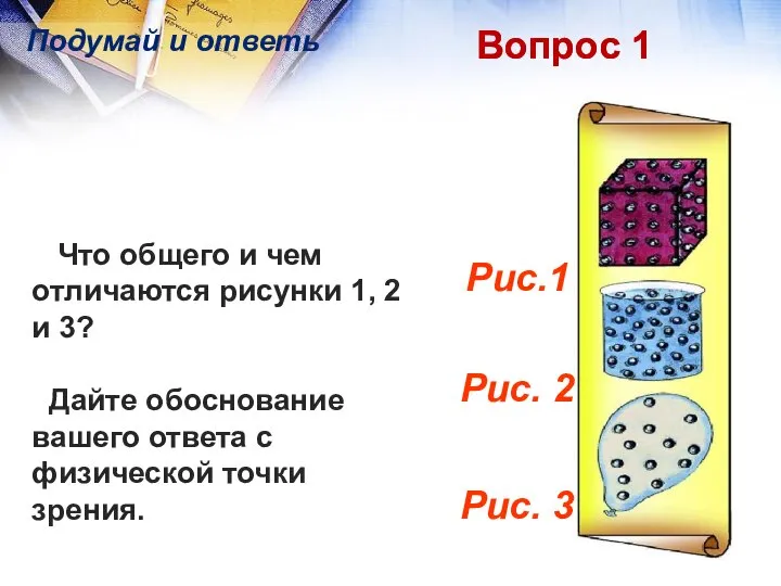 Вопрос 1 Рис. 3 Рис. 2 Рис.1 Что общего и чем отличаются