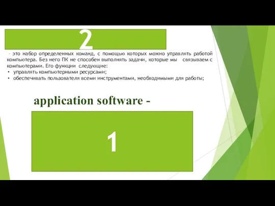 – это набор определенных команд, с помощью которых можно управлять работой компьютера.
