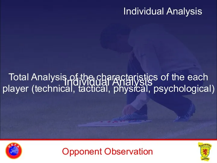 Opponent Observation Individual Analysis