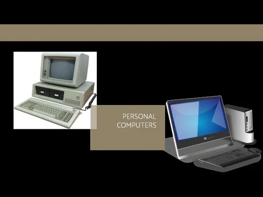 PERSONAL COMPUTERS
