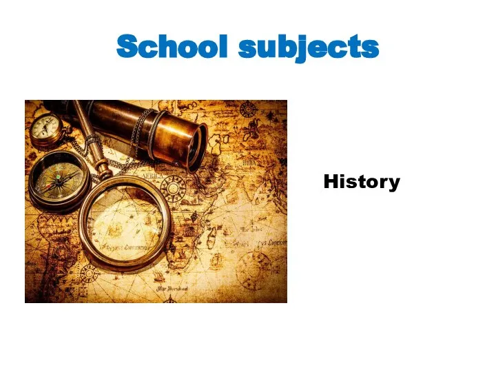 School subjects History