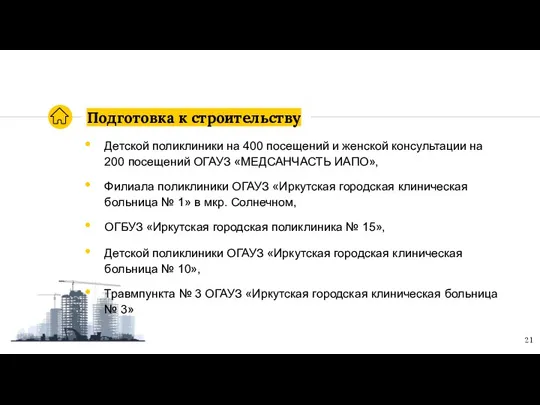 Детской поликлиники на 400 посещений и женской консультации на 200 посещений ОГАУЗ