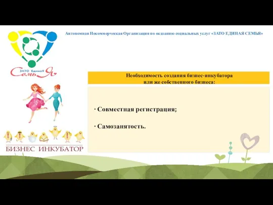 Автономная Некоммерческая Организация по оказанию социальных услуг «ЗАТО ЕДИНАЯ СЕМЬЯ»