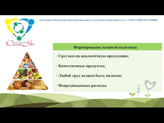 Автономная Некоммерческая Организация по оказанию социальных услуг «ЗАТО ЕДИНАЯ СЕМЬЯ»