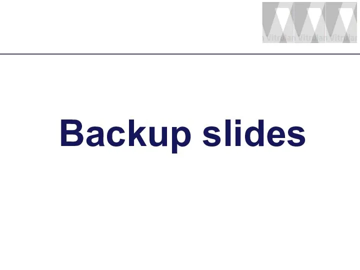 Backup slides