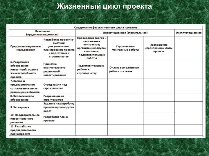 Жизненный цикл проекта