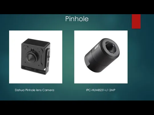 Pinhole Dahua Pinhole lens Camera IPC-HUM8231-L1 2MP