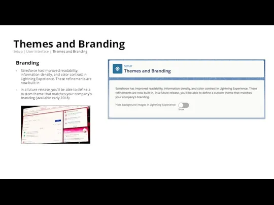 Themes and Branding Setup | User Interface | Themes and Branding Branding
