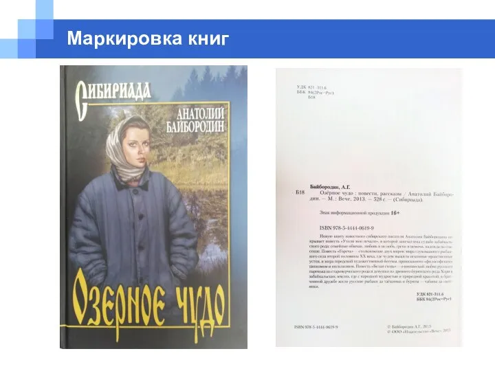 Маркировка книг