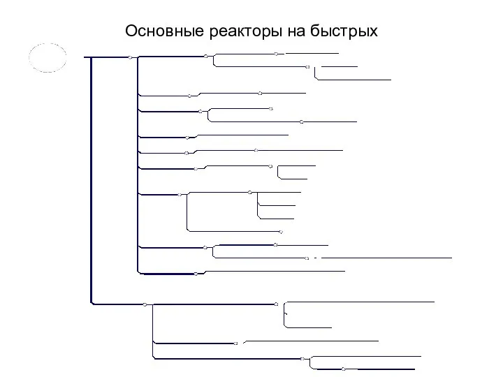 Основные реакторы на быстрых