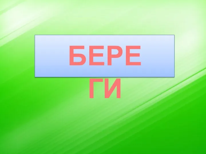 БЕРЕГИ