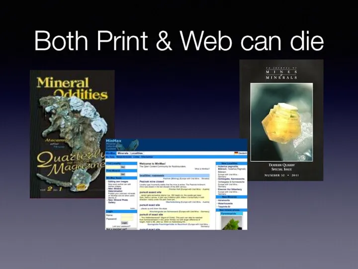 Both Print & Web can die