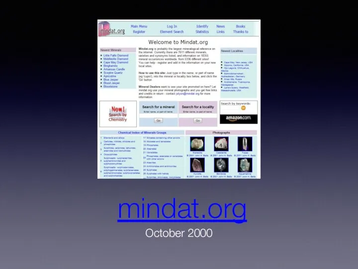 mindat.org October 2000