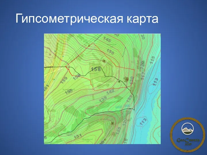 Гипсометрическая карта