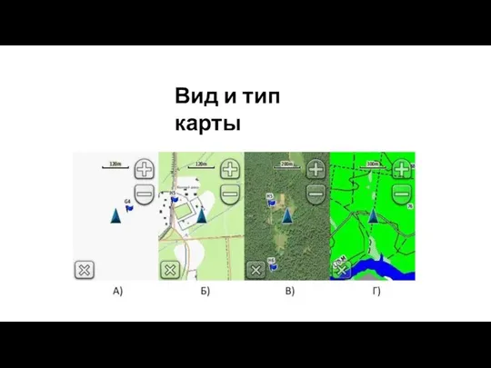 Вид и тип карты