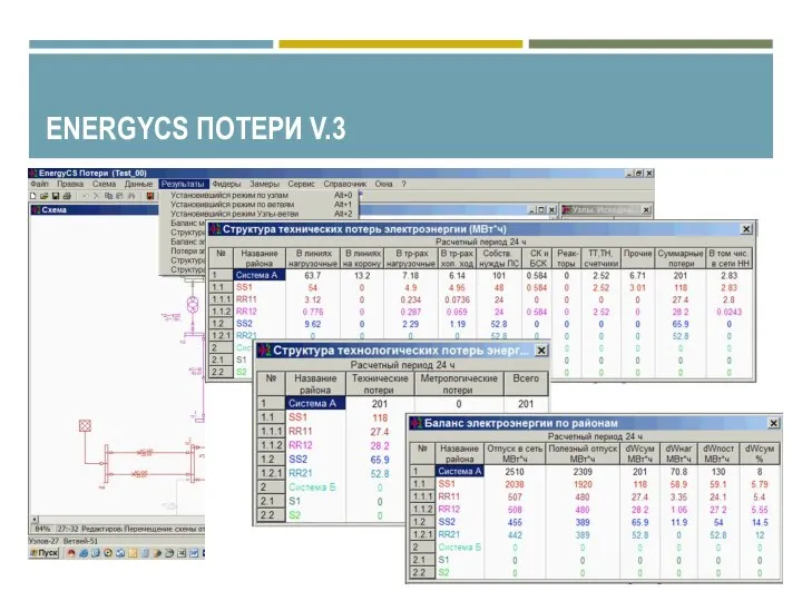 ENERGYCS ПОТЕРИ V.3