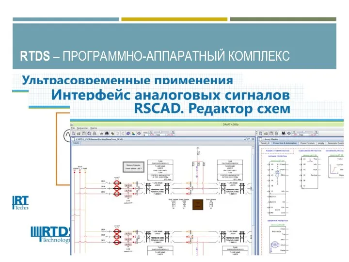 RTDS – ПРОГРАММНО-АППАРАТНЫЙ КОМПЛЕКС