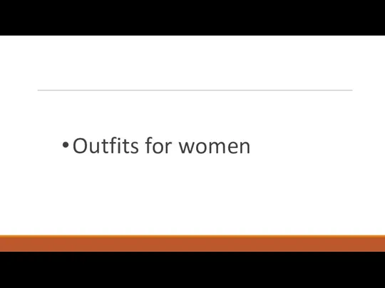 Outfits for women