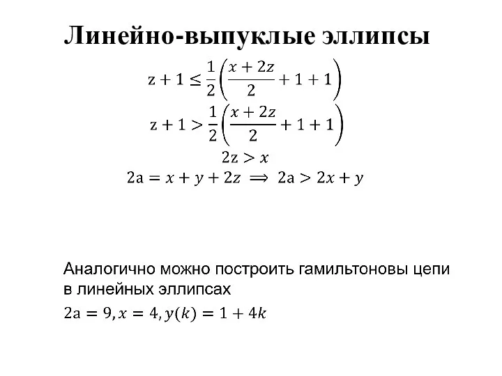 Линейно-выпуклые эллипсы