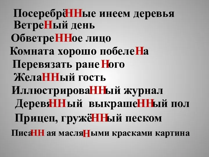 Посеребрё ые инеем деревья Ветре ый день Обветре ое лицо Комната хорошо