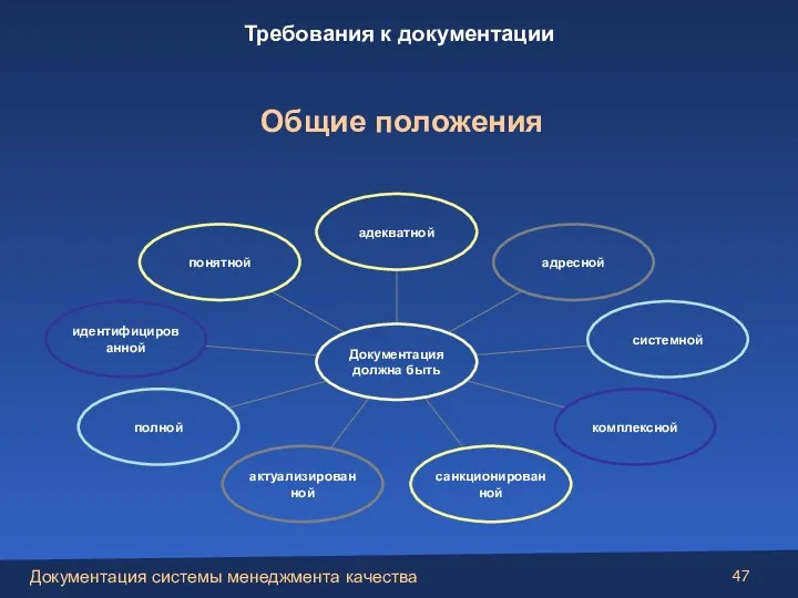 Общие положения Требования к документации