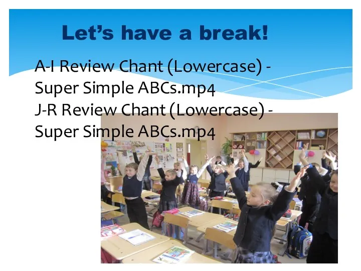 A-I Review Chant (Lowercase) - Super Simple ABCs.mp4 J-R Review Chant (Lowercase)