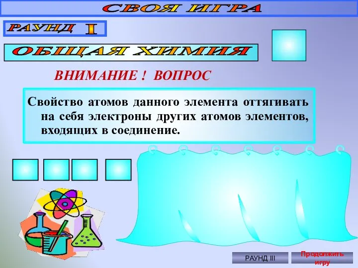 Свойство атомов данного элемента оттягивать на себя электроны других атомов элементов, входящих